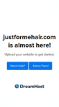 Mobile Screenshot of justformehair.com